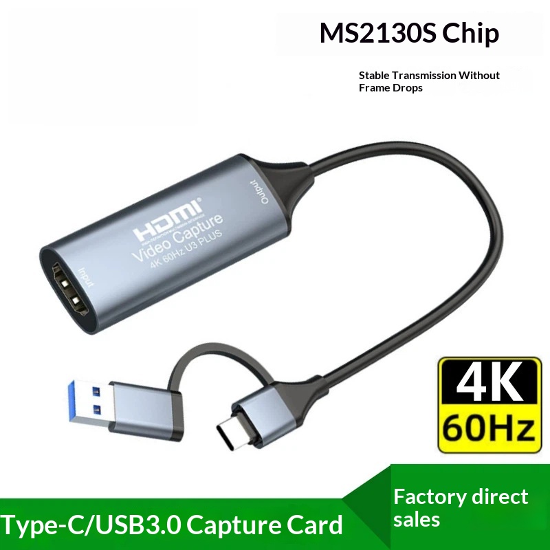 Capture Card 4K Hdmi - USB3.0 ビデオキャプチャカード 4K 60Hz タイプ C