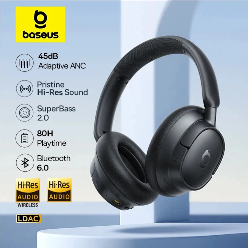 Esports Wireless Gaming Headset - Baseus EH10 NC ANC ワイヤレスヘッドフォン 45dB