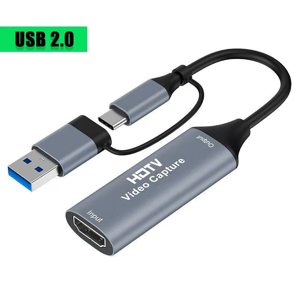 Capture Card 4K Hdmi - 2 in 1 USB 3.0ビデオキャプチャカード 4K
