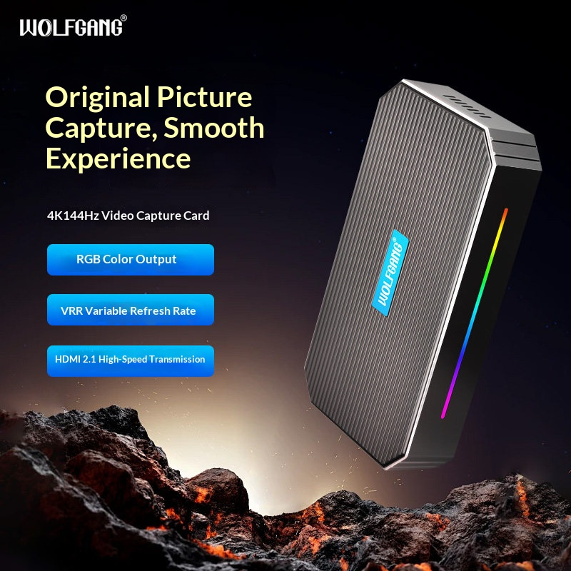 Capture Card 4K Hdmi - Wolfgang WVD12 キャプチャカード ライブストリーミング専用 4K 144Hz
