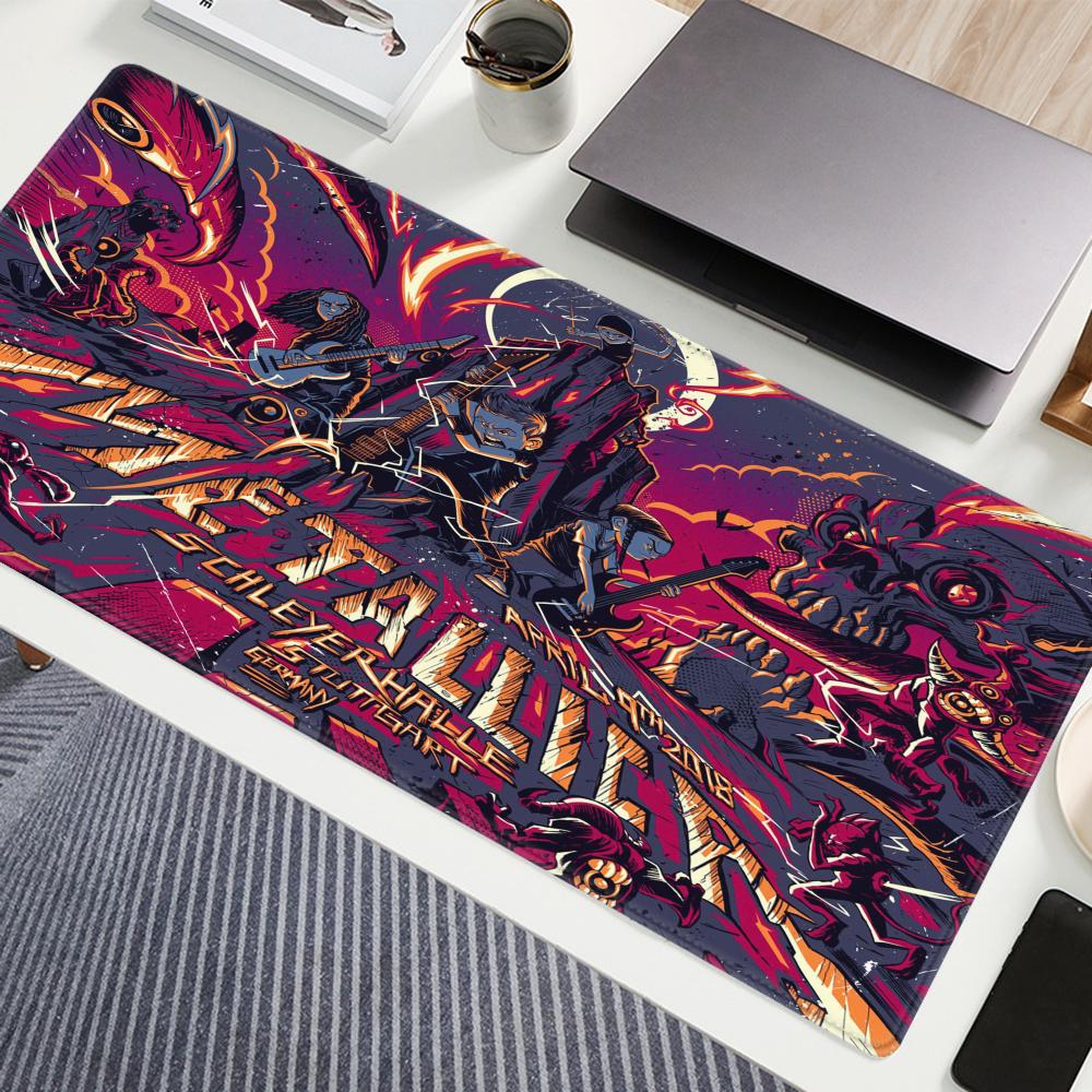 Esports Gaming Pad - バンド M-Metallicaes マウスパッド 90x40CM ノンスリップゲーミングマウスパッドゲーマー E