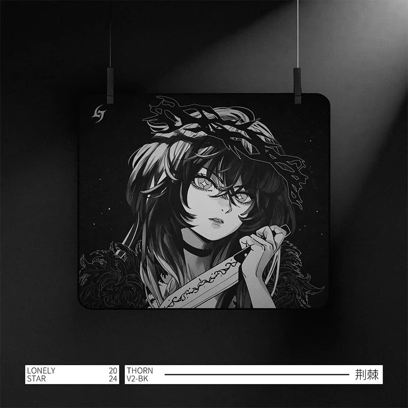 Esports Gaming Pad - LonelyStar マウスパッド E-スポーツ スムーズFPS ゲーミングマウスパッド 3-4mm