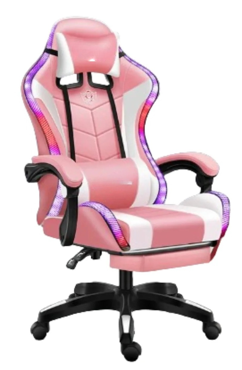 Rgb Gaming Chair - 高品質ゲーミングチェア RGBライト オフィスチェア ゲーミングコンピューター 人間工学に基づいた回転チェア マッサージリクライニングチェア