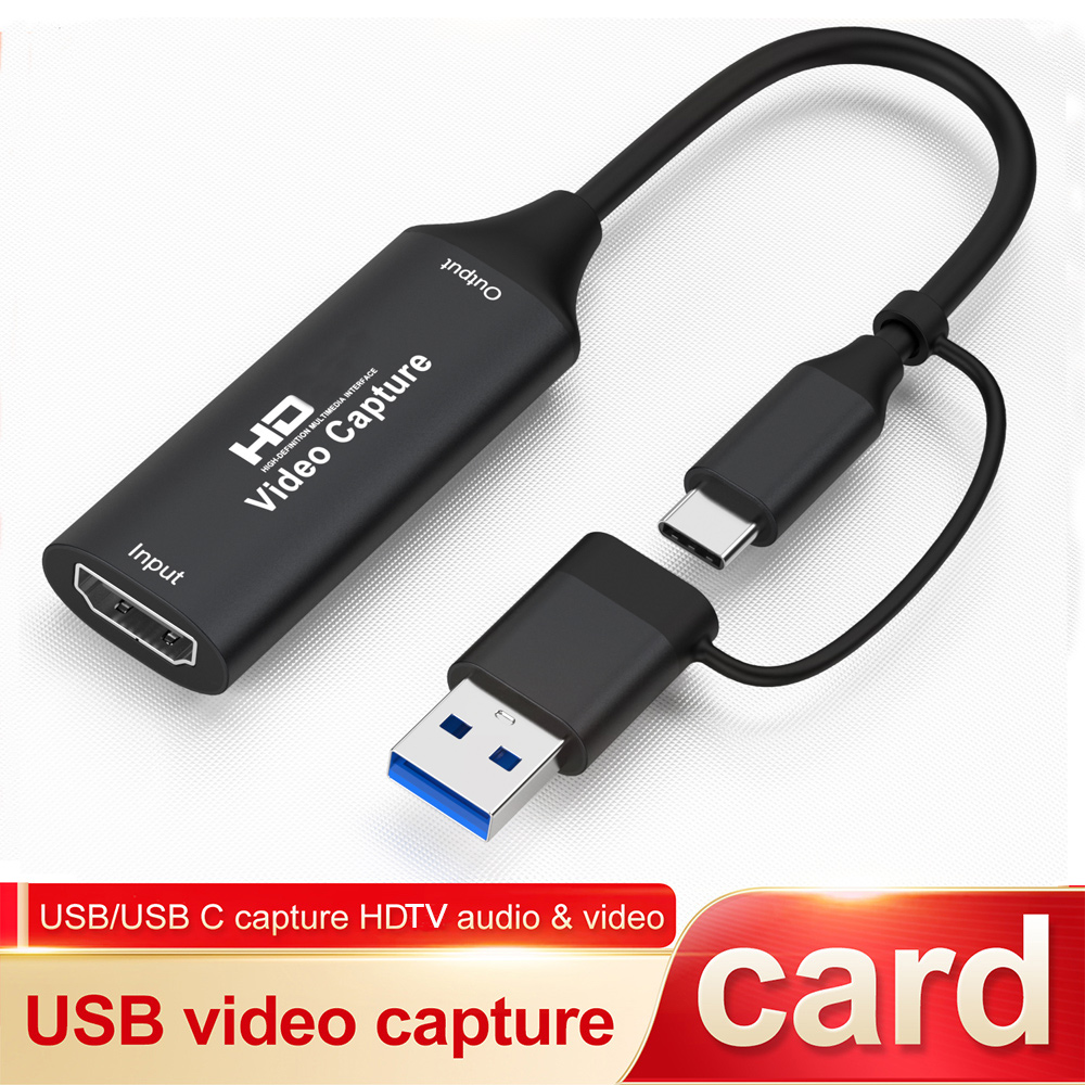 Capture Card 4K Hdmi - 4K HDMI対応 USBビデオキャプチャカード 1080P HDビデオグラバー ライブストリーミングボックス