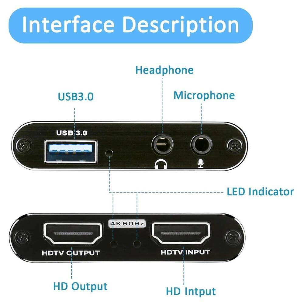 4K HDMI対応 USB 3.0 1080P@60Hz ビ - Capture Card 4K Hdmi のレビューと価格