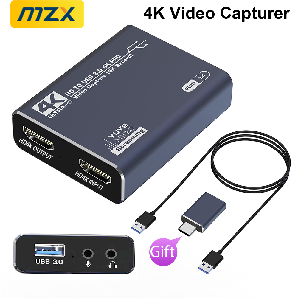 MZX 4K ビデオキャプチャカードボード 録画 HDMI  - Capture Card 4K Hdmi のレビューと価格