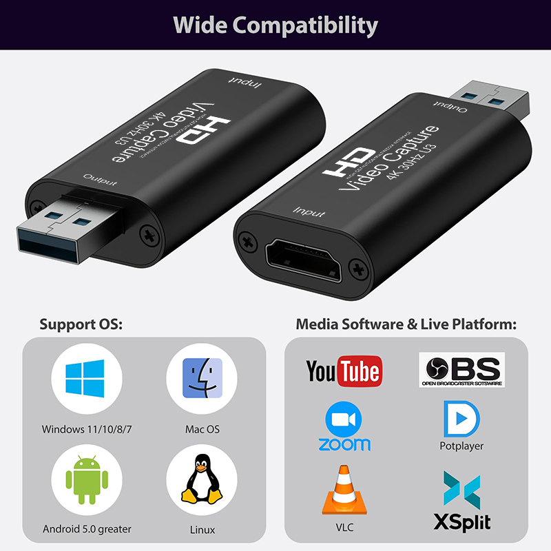 4K 1080Pビデオキャプチャカード USB 3.0 US - Capture Card 4K Hdmi のレビューと価格