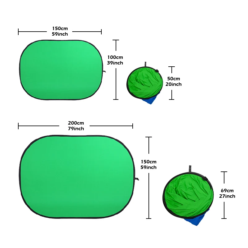 TENWISH 100*150 センチメートル / 200* - Green Screen Collapsible のレビューと価格