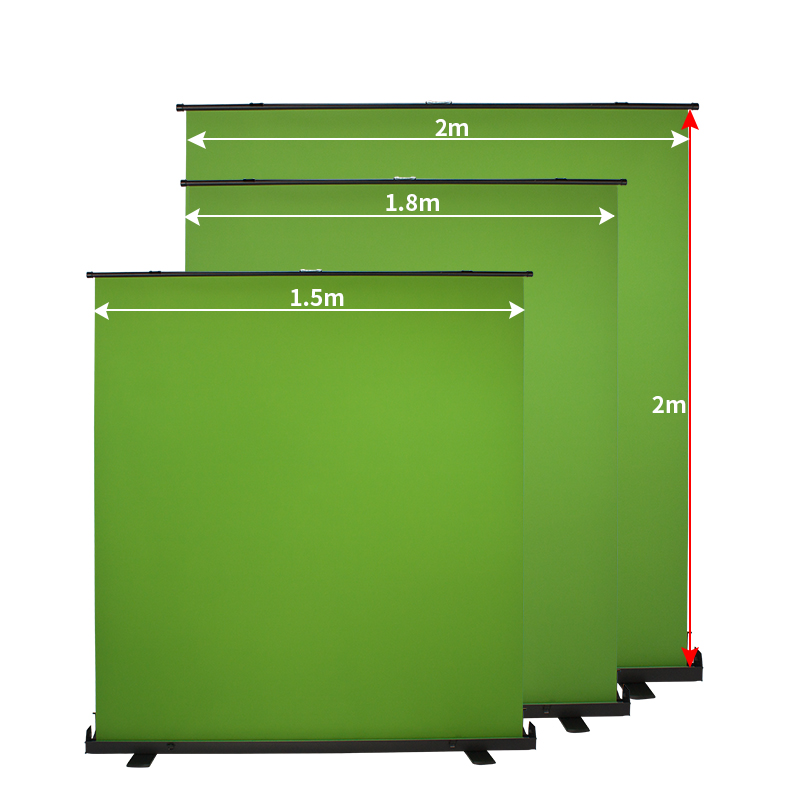 折りたたみ式グリーンスクリーン生地仮想ゲームライブストリーミ - Green Screen Collapsible のレビューと価格