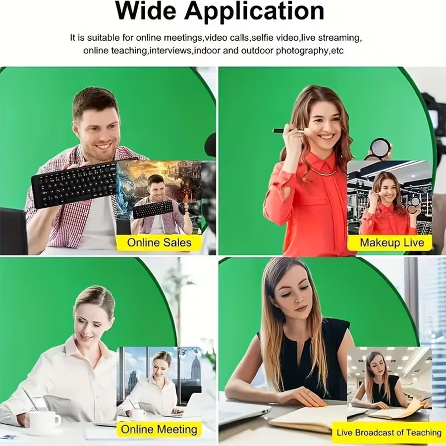 グリーンブルー両面スクリーン背景布丸型折りたたみ式写真撮影用 - Green Screen Collapsible のレビューと価格