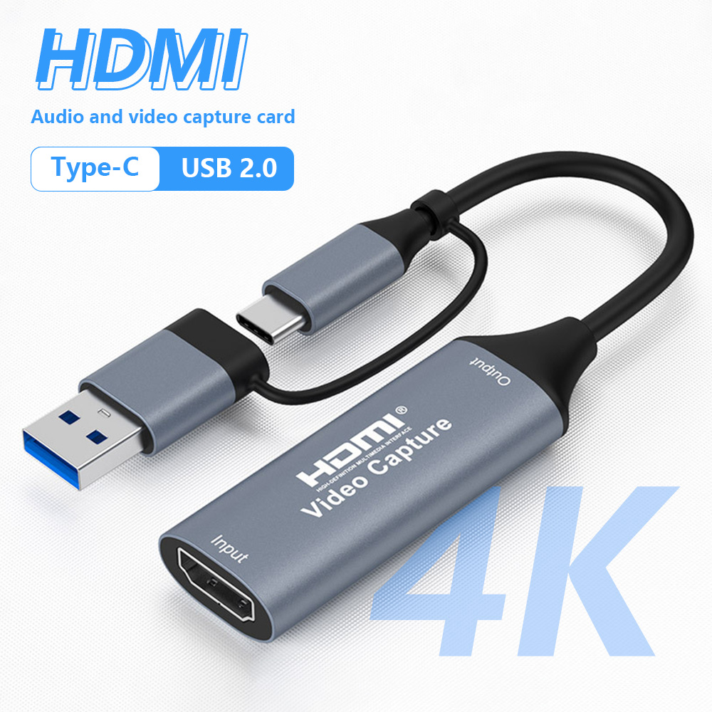 4K 2in1 USB 2.0 ビデオキャプチャカード US - Capture Card 4K Hdmi のレビューと価格