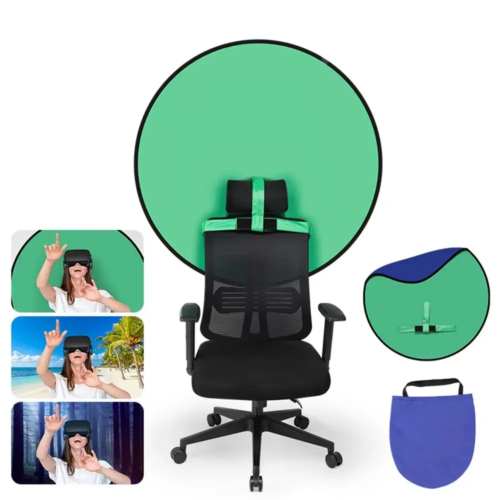 Huanyingbjb-両面背景、写真スタジオチェア、背景布 - Green Screen Collapsible のレビューと価格