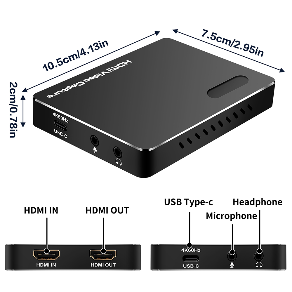ビデオキャプチャカード互換 4K HDMI USB 3.2  - Capture Card 4K Hdmi のレビューと価格