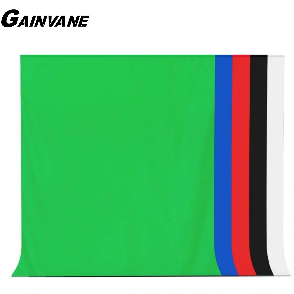 GAINVANE 背景布 ホワイト ブラック グリーンスクリ - Green Screen Collapsible のレビューと価格