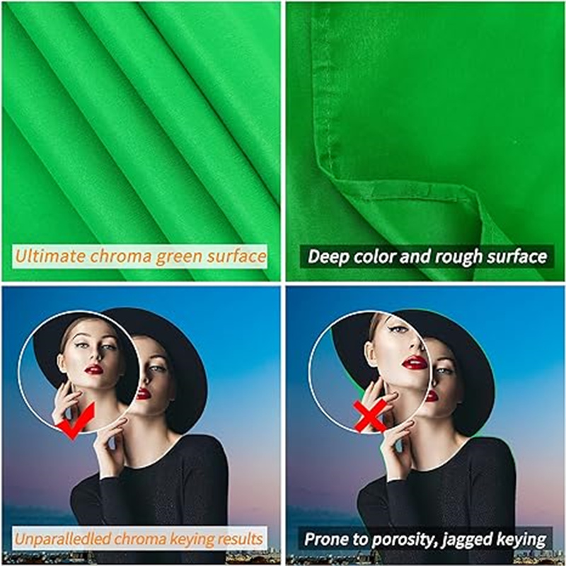 GAINVANE 背景布 ホワイト ブラック グリーンスクリ - Green Screen Collapsible のレビューと価格
