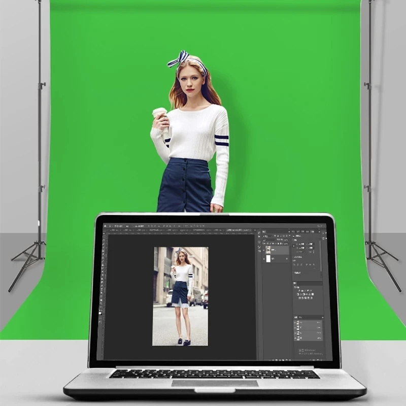 GAINVANE 背景布 ホワイト ブラック グリーンスクリ - Green Screen Collapsible のレビューと価格