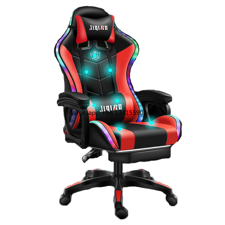 卸売良い価格スイベルホワイト Pu レザーレーシングマッサー - Rgb Gaming Chair のレビューと価格