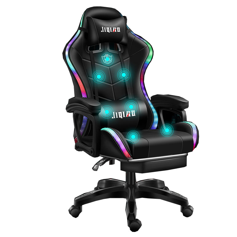 卸売良い価格スイベルホワイト Pu レザーレーシングマッサー - Rgb Gaming Chair のレビューと価格