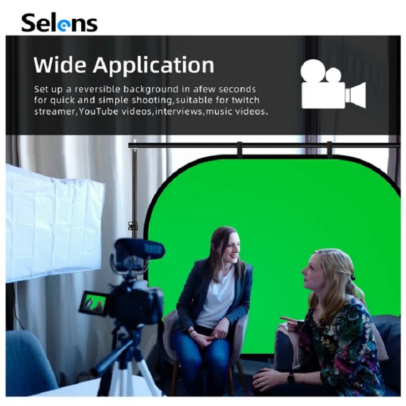 Selens グリーンスクリーン写真の背景新しい折りたたみポ - Green Screen Collapsible のレビューと価格