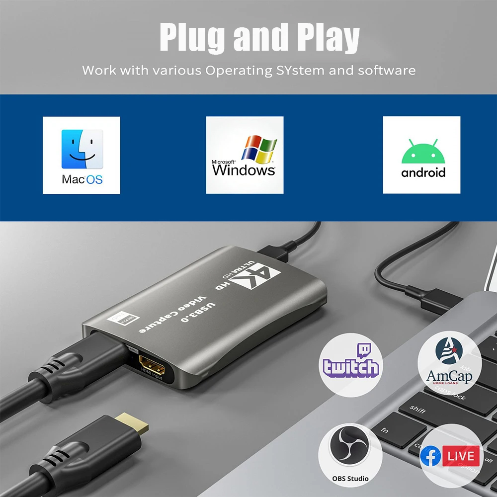 4K HDMI 対応ビデオキャプチャカード ループアウト ゲ - Capture Card 4K Hdmi のレビューと価格