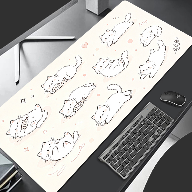 低画素漫画マウスパッドノートブック拡張デスクマットゴム製ゲー - Esports Gaming Pad のレビューと価格