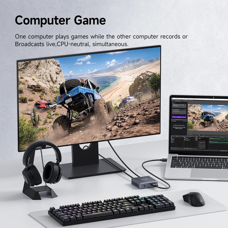 Hagibis-hdmi互換のビデオキャプチャカード、ループ - Capture Card 4K Hdmi のレビューと価格