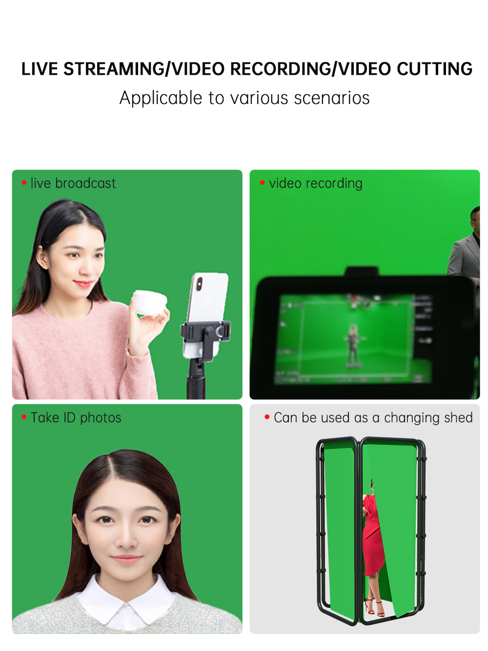 SH 240x400cm 背景スタンドフレーム、写真撮影用グ - Green Screen Collapsible のレビューと価格