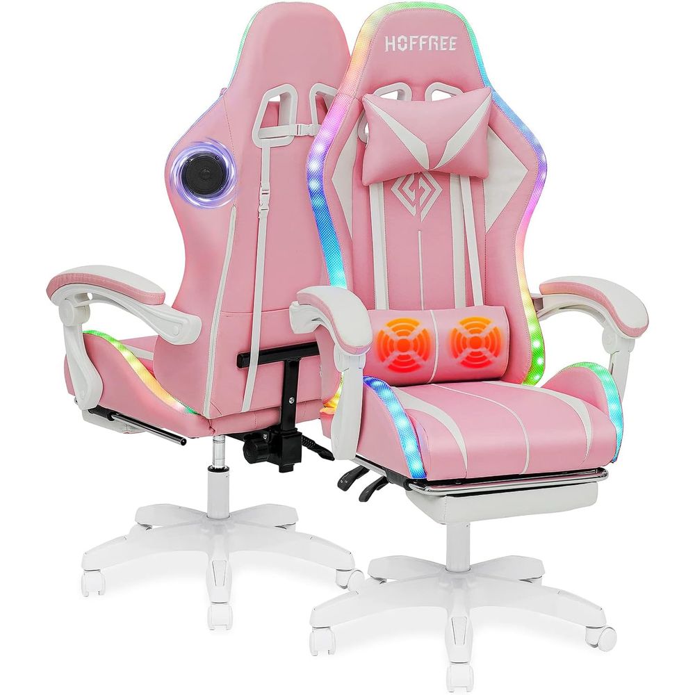 人間工学に基づいたBluetoothゲーミングチェア（LED - Rgb Gaming Chair のレビューと価格