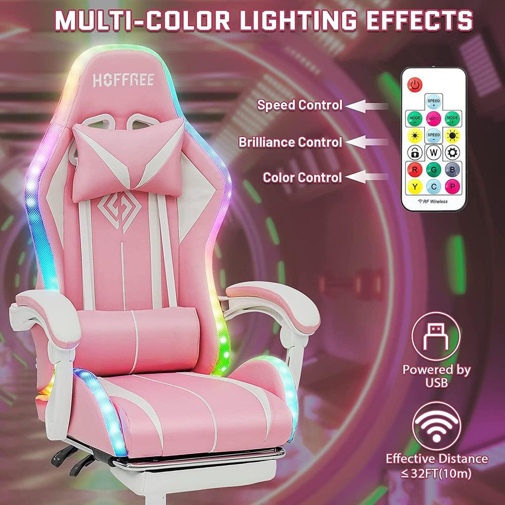 人間工学に基づいたBluetoothゲーミングチェア（LED - Rgb Gaming Chair のレビューと価格