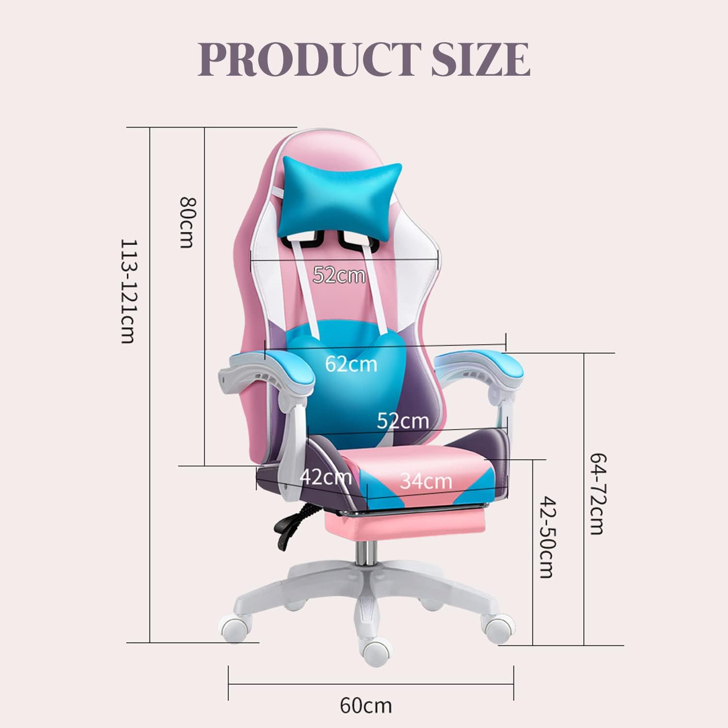 大人用RGB LEDゲーミングチェア、スピーカー付き人間工学 - Rgb Gaming Chair のレビューと価格